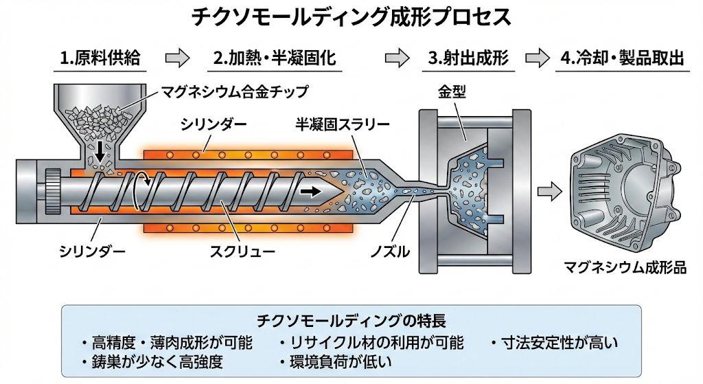 ​​チクソモールディングの3つの特徴​ 
